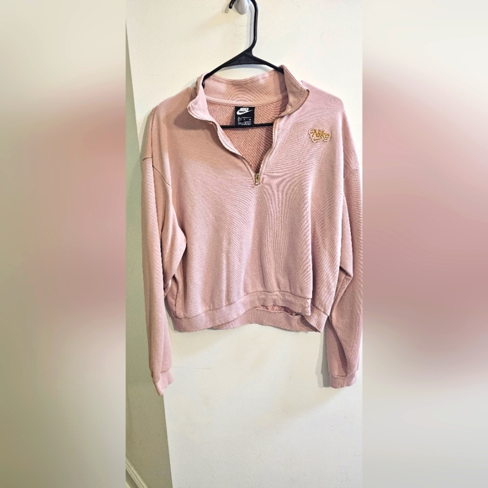 Pink Nike sweater